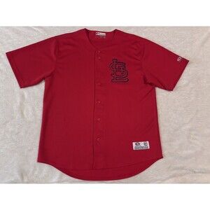 St. Louis Cardinals Jersey Mens Large MLB Baseball Embroidered Logo Alternate